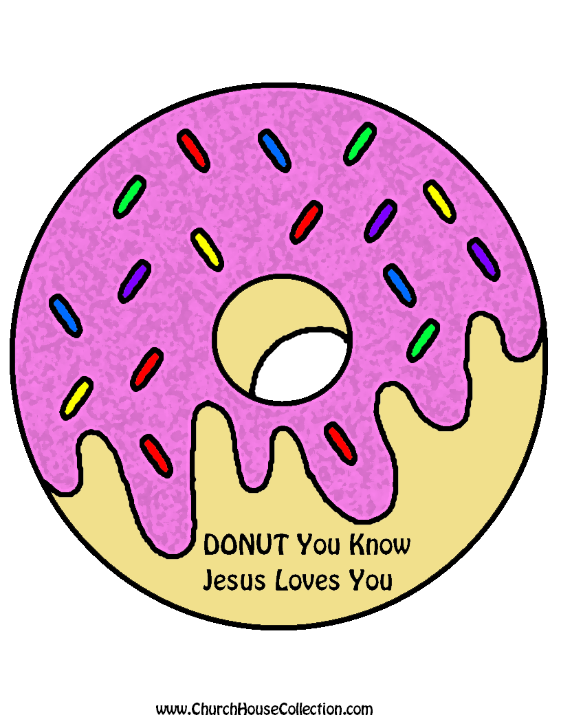 Church House Collection Blog  Donut You Know Jesus Loves You Cutout