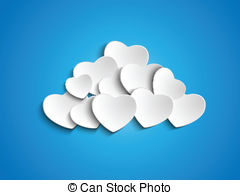 Clipart Illustration Of A Cloud Shaped Green Thought Bubble By Prawny