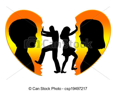 Clipart Of Broken Heart   Main Victims Are Children When Parents Are    