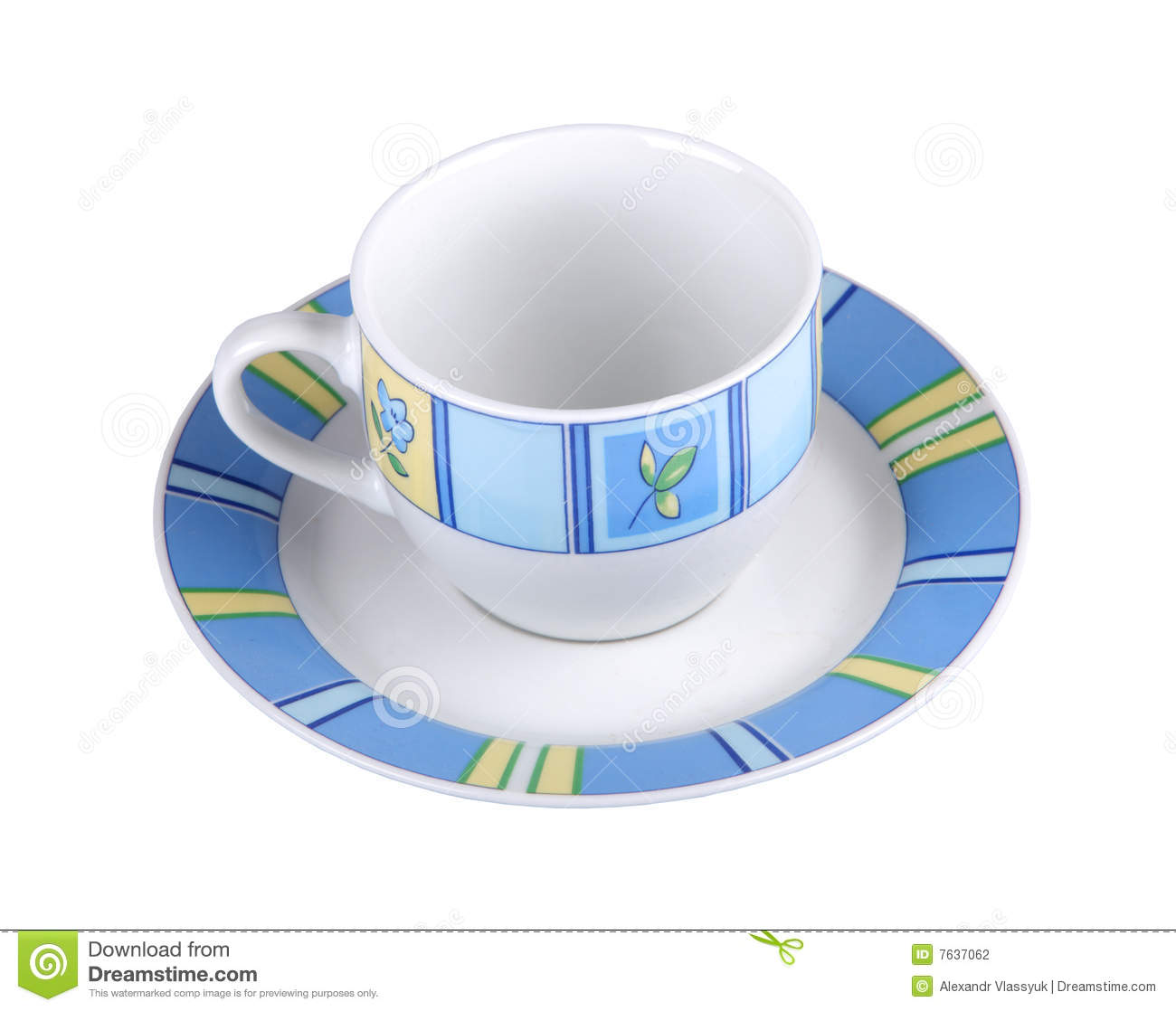 Cups And Plates Stock Photography   Image  7637062