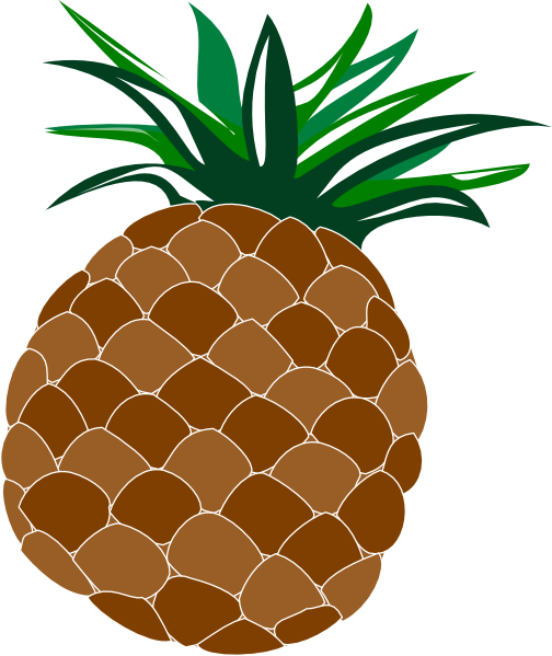 Cute Pineapple Clip Art At Clker Com   Vector Clip Art Online Royalty    