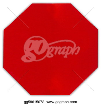 Drawing   Blank Stop Sign  Clipart Drawing Gg59615072   Gograph