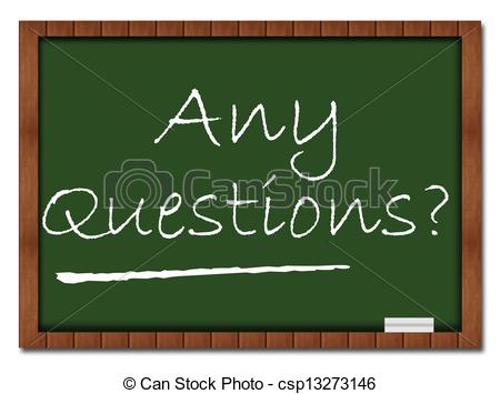 Drawing Of Any Questions   Classroom Board   Image With Any Questions