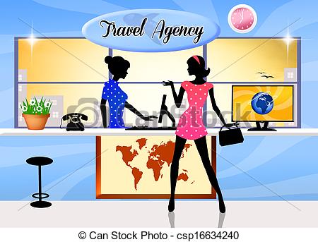 Drawing Of Travel Agency   Illustration Of Travel Agency Csp16634240