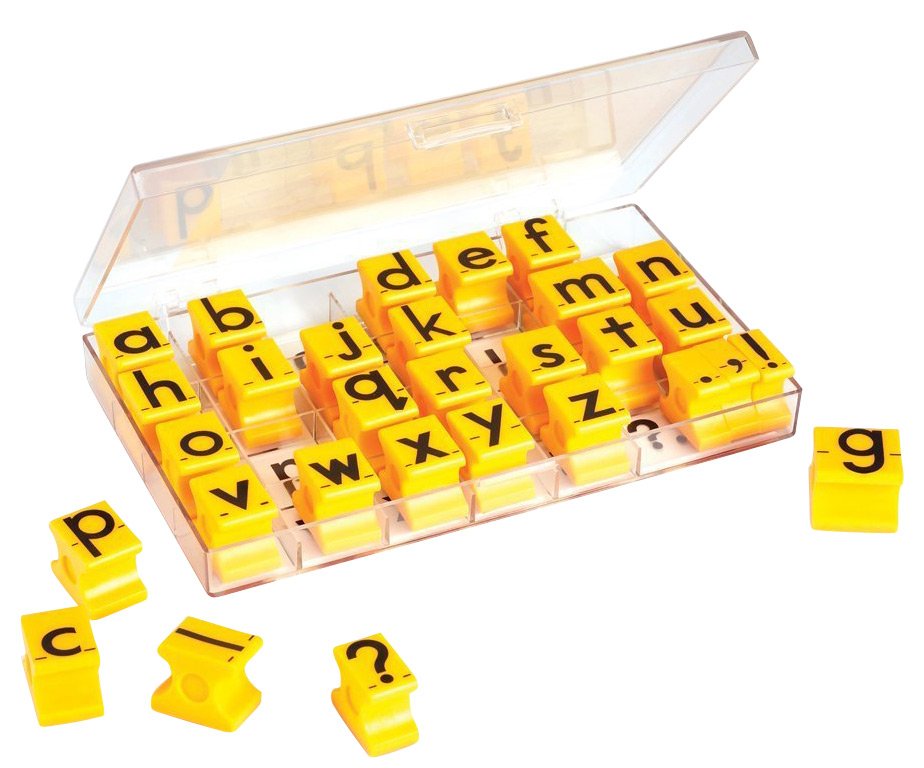 Educational Insights Lowercase Jumbo Alphabet Stamps   Free Shipping