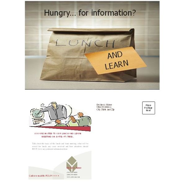 Free Business Lunch And Learn Invitation Forms  Options For Ms Word    