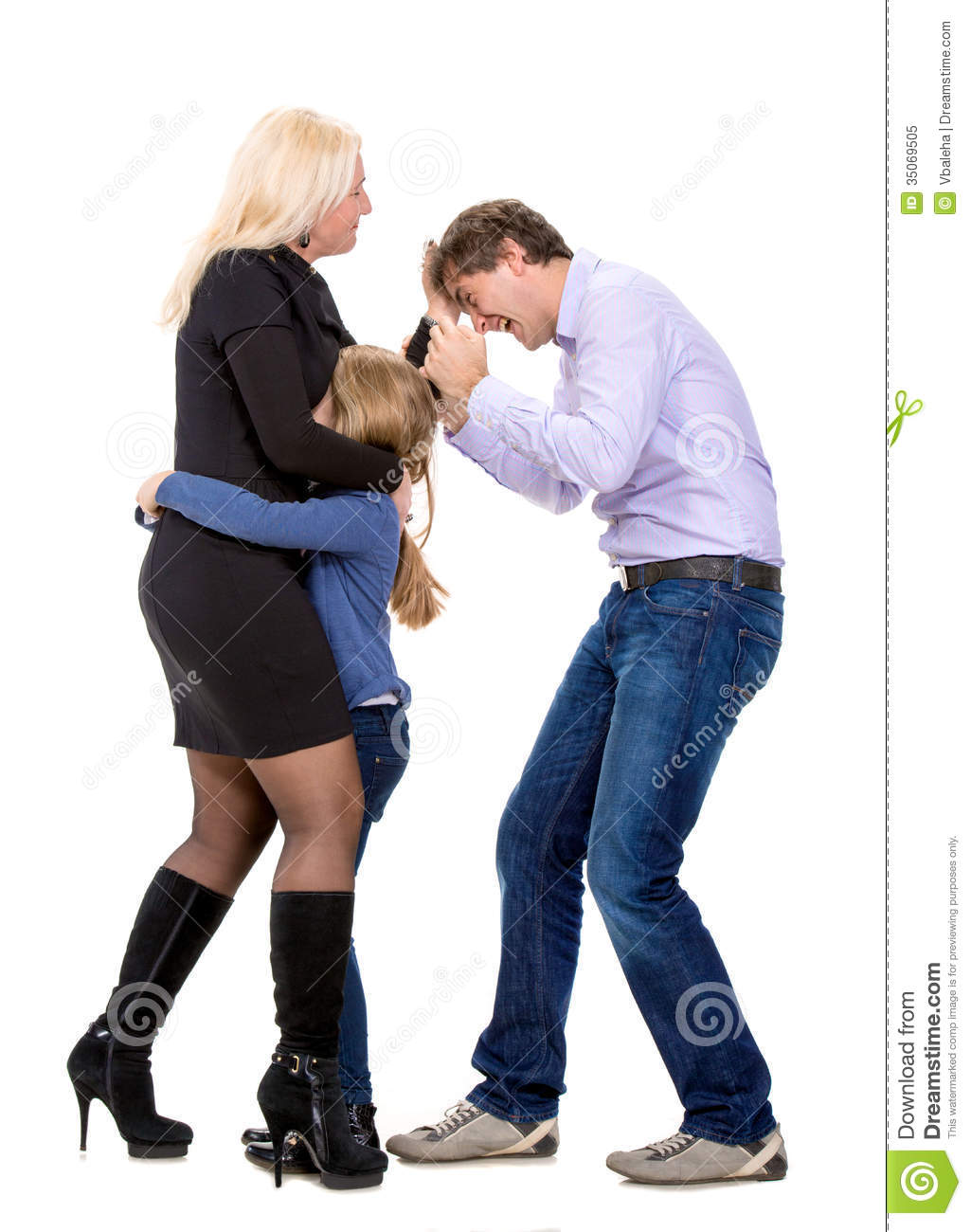 Parents Fighting Clipart With Her Fighting Parents