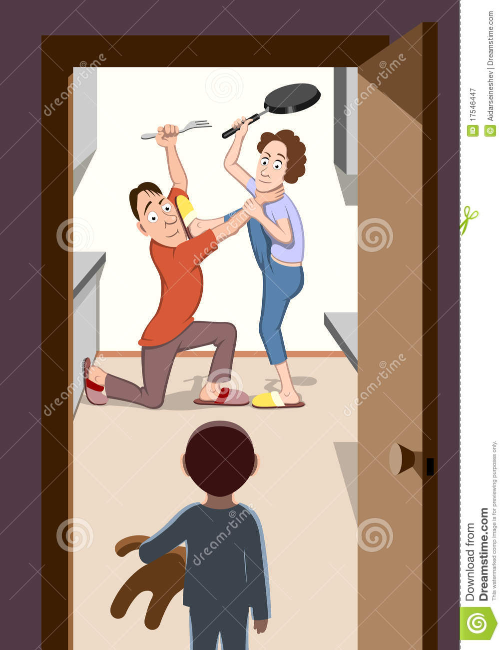 Parents Fighting Royalty Free Stock Photography   Image  17546447