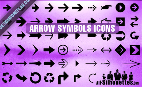 Report Browse   Shapes   56 Arrow Symbols Icons