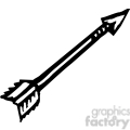Royalty Free Black And White Bow And Arrow Clipart Image Picture Art    