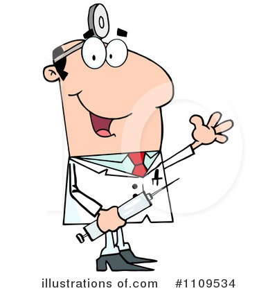 Royalty Free  Rf  Doctor Clipart Illustration By Hit Toon   Stock