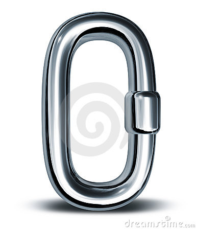 Single Unbroken Chrome Chain Link Representing Strength And Power 
