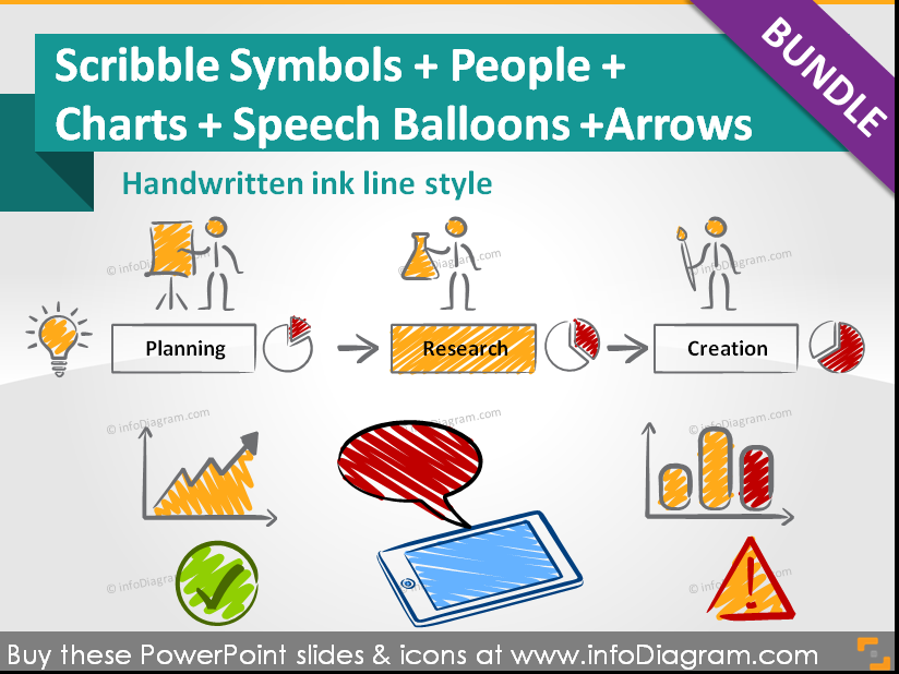Symbols Bundle  People Charts Symbols Balloons  Ppt Icons   Clipart