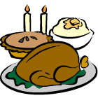 Thanksgiving Feast Clip Art   Clipart Best