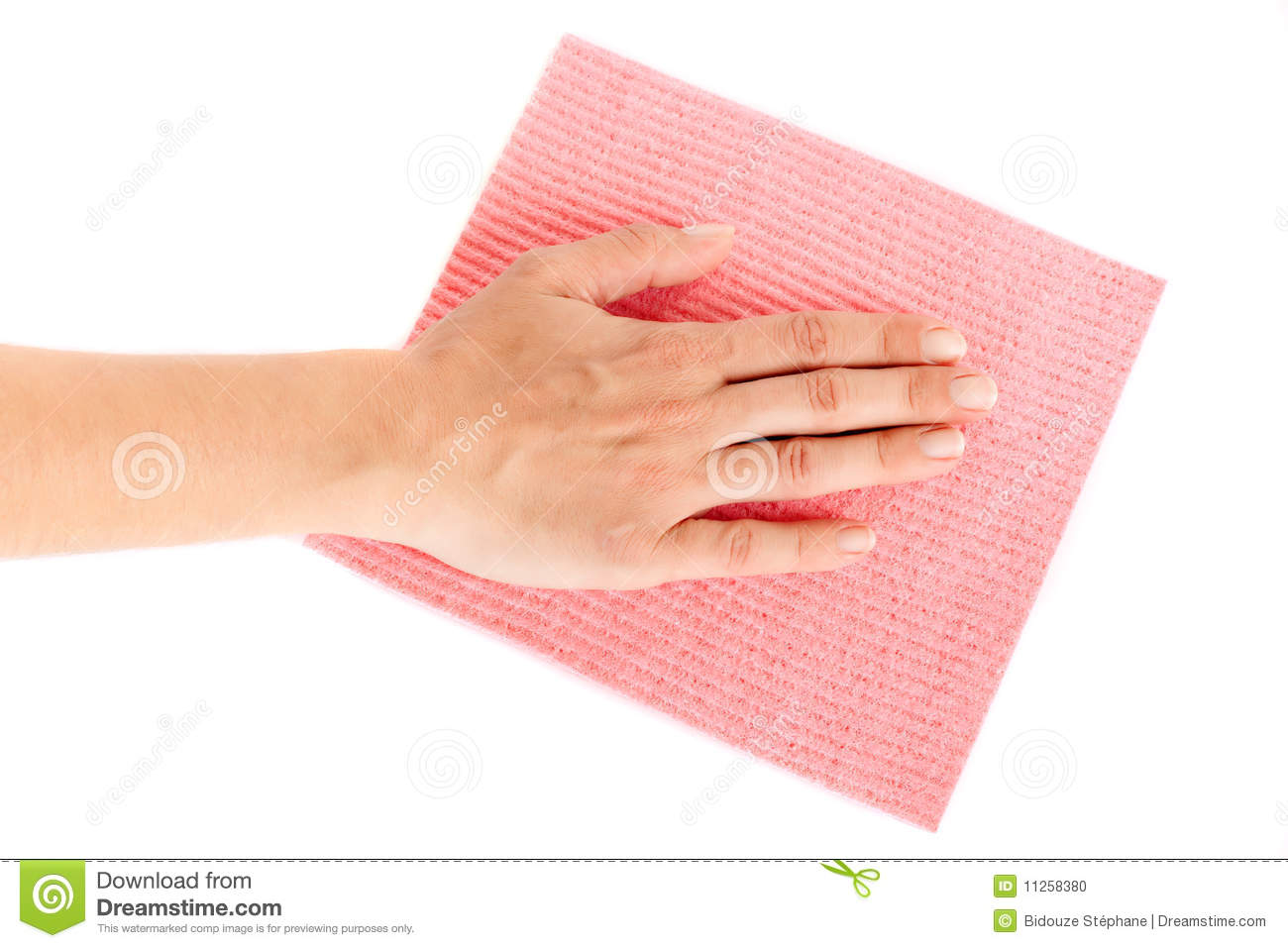 Woman Hand On Wipe Stock Photo   Image  11258380