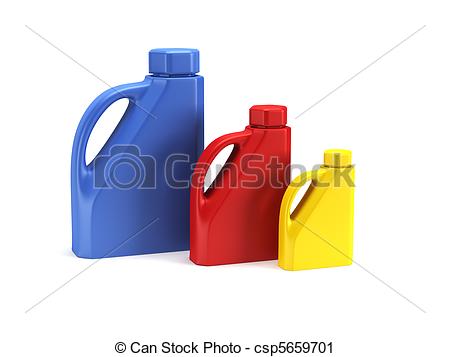 Clipart Of Motor Oil Bottle Isolated 3d Rende   Set Of Motor Oil    