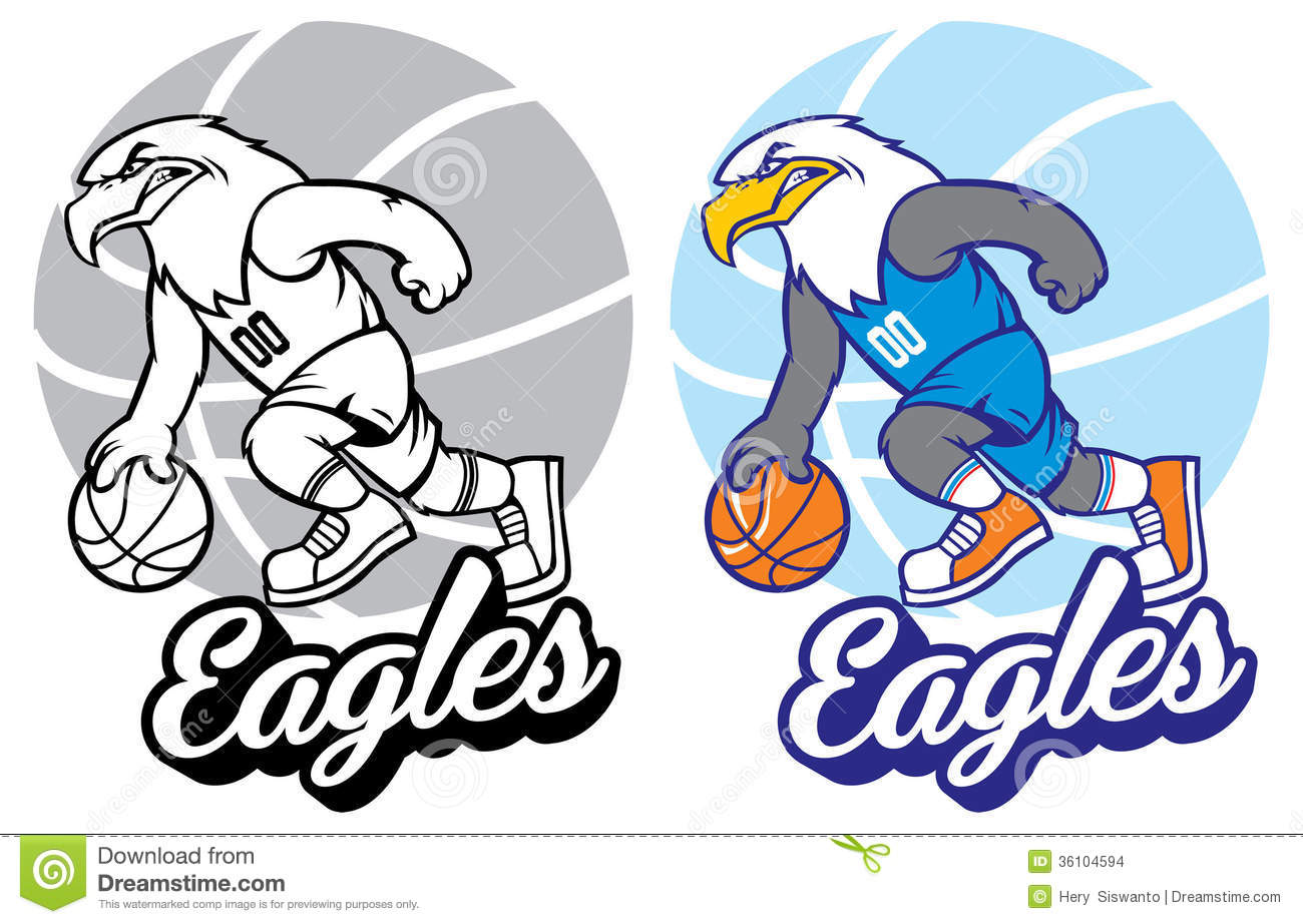 Eagle Basketball Mascot Stock Images   Image  36104594