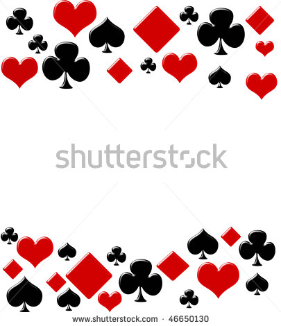 Free Casino Borders Casino Suits Of Cards Clipart