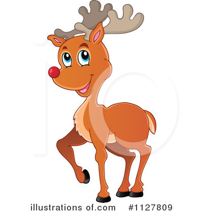 Free Christmas Reindeer Clipart   New Calendar Template Site