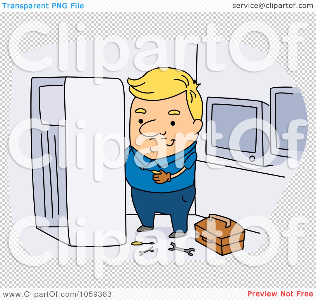 Illustration Of An Appliance Repair Man By Bnp Design Studio  1059383