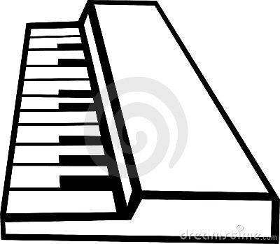 Keyboard Instrument Clipart Of A Musical Keyboard
