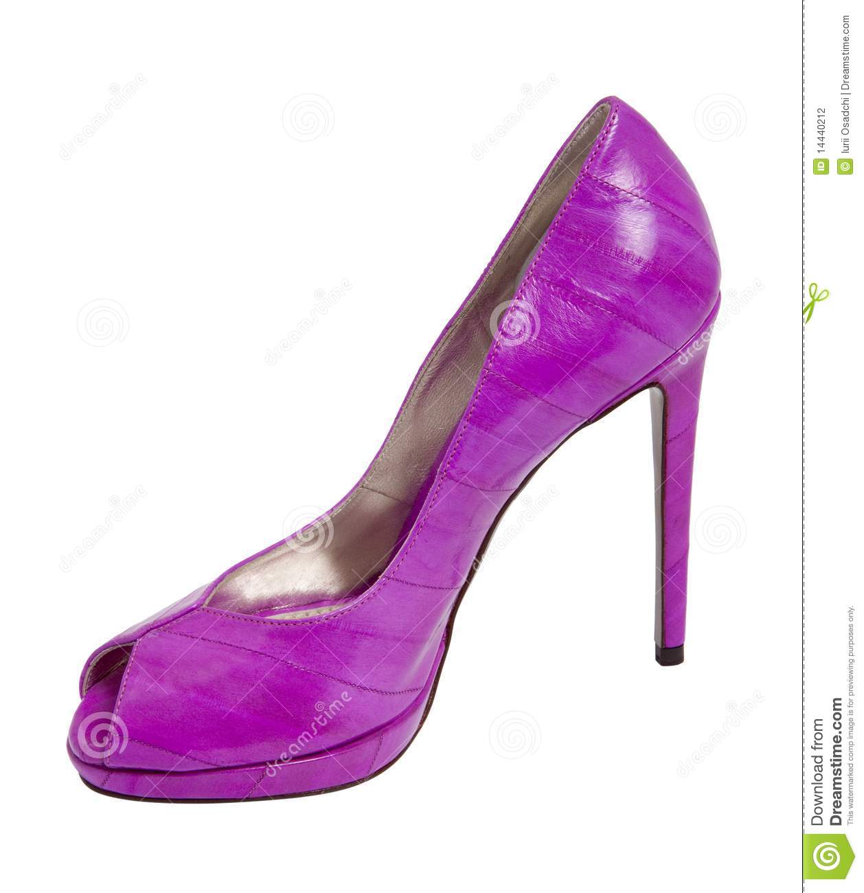 Purple Women High Heel Women Shoe Stock Photography   Image  14440212
