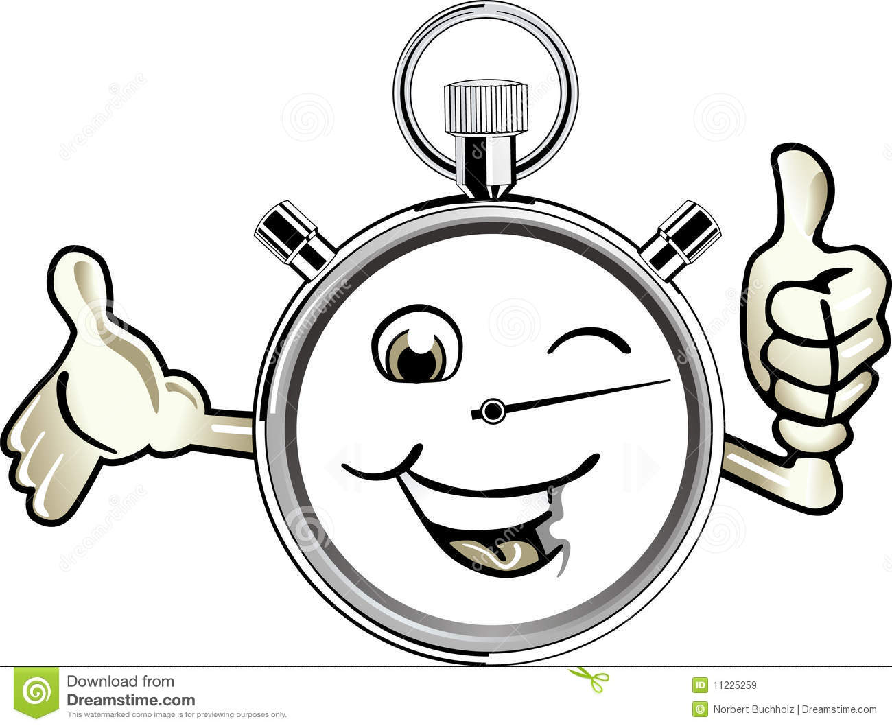 Royalty Free Stock Images  Happy Stopwatch