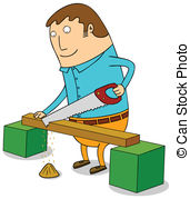 Sawing Vector Clip Art Eps Images  4737 Sawing Clipart Vector
