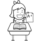 Student Reading Clipart Black And White   Clipart Panda   Free    