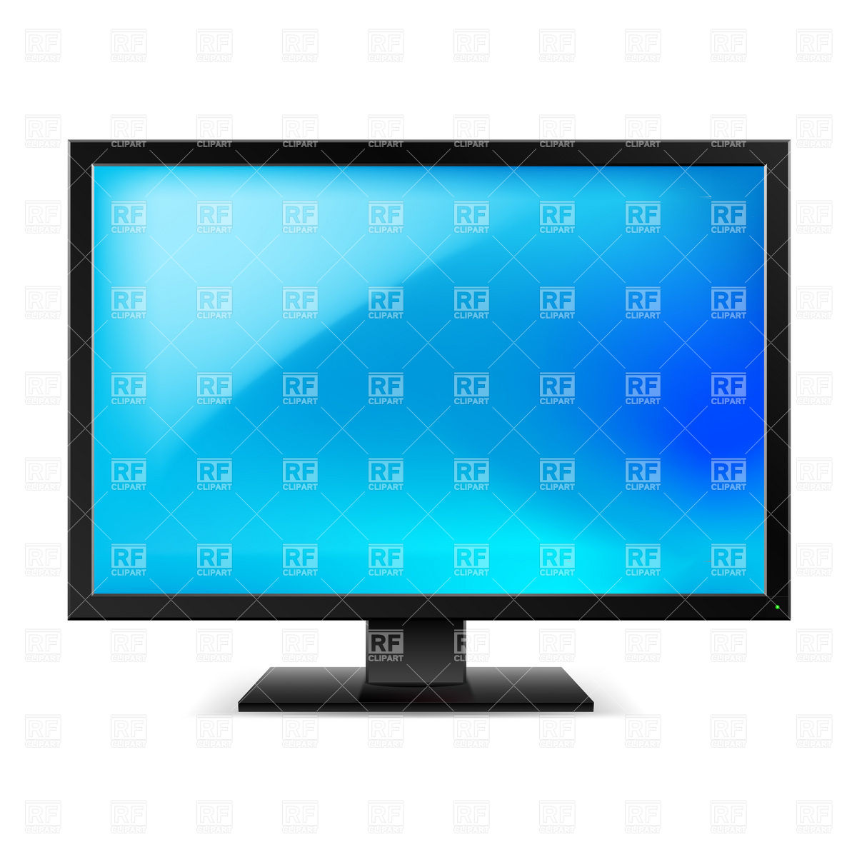 Tv Set Or Monitor 8123 Download Royalty Free Vector Clipart  Eps