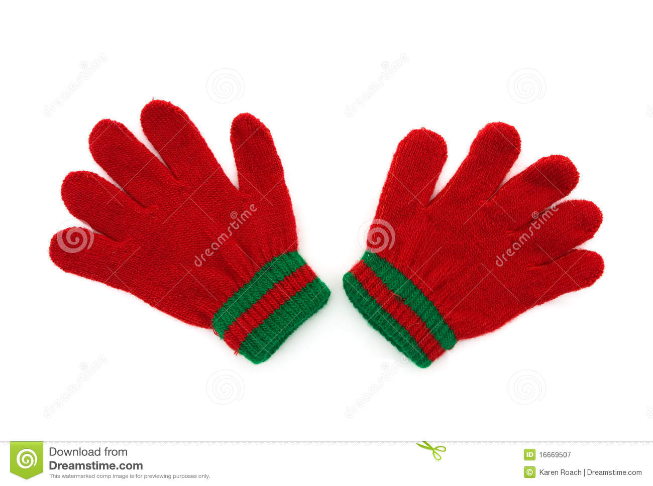 Winter Gloves Clipart