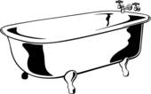 Bathtub Clip Art Royalty Free  1036 Bathtub Clipart Vector Eps