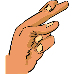 Crossed Fingers 2 Clipart Cliparts Of Crossed Fingers 2 Free Download