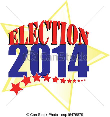 Election Clipart Vector   Election 2014 Graphic