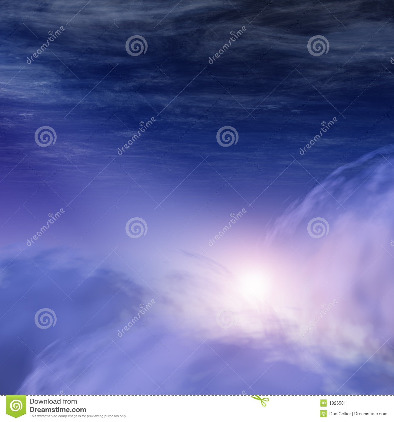 God Rays In Heavenly Clouds Stock Image   Image  1826501