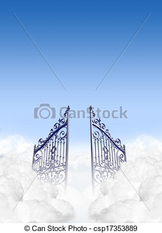 Heavenly Gates Clipart Heavens Gates In The Clouds  