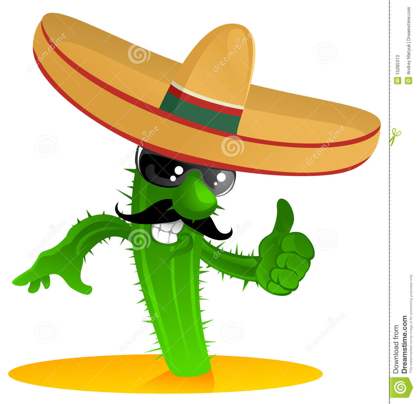 Mexican Cool Cactus Stock Photos   Image  15285313