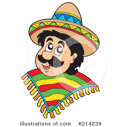 Mexican Poncho Cartoon Royalty Free  Rf  Mexican