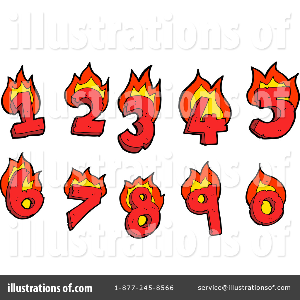 Numbers Clipart  1117936 By Lineartestpilot   Royalty Free  Rf  Stock    