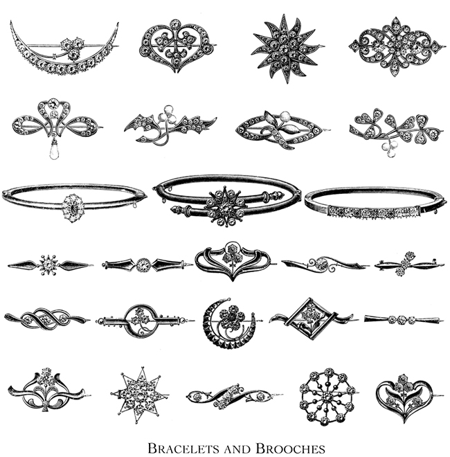 The Porch   Atelier  Vintage Jewelry Clipart