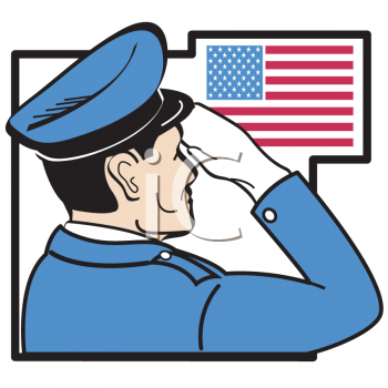 Animated American Flag Clip Art  Clip Art Image Description