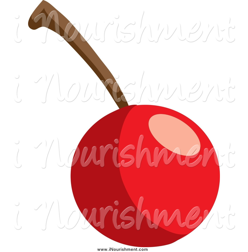 Bing Cherries Clip Art Clipart Of A Shiny Red Bing