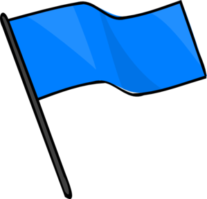 Blue Flag Clip Art At Clker Com   Vector Clip Art Online Royalty Free