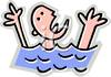 Clipart Image  Man In Trouble Who May Be Drowning