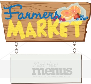 Farmers Market Sign Clipart