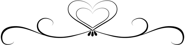 Heart And Scroll   Clipart Best