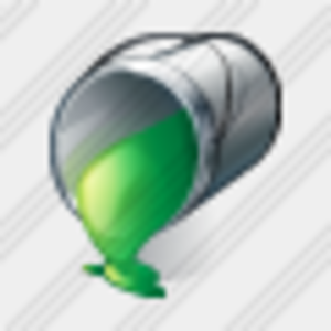 Icon Paint Bucket Green 1 Image   Vector Clip Art Online Royalty Free    