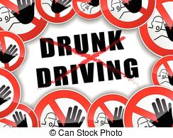 No Drunk Driving   Illustration Of Abstract Design Concept