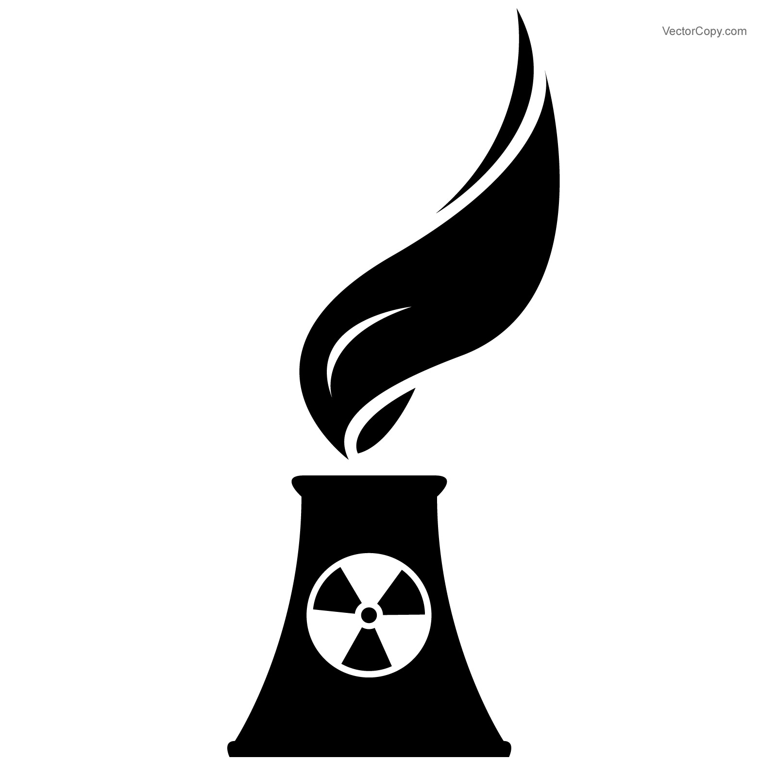Nuclear Energy Logo   Reactor Icon Free Vector  Eps  By Vectorcopy