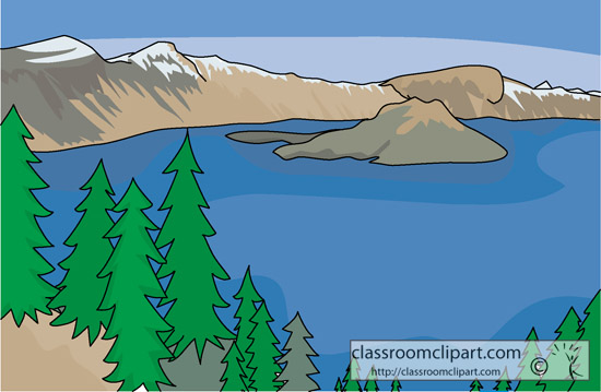 Oregon   Crater Lake Oregon   Classroom Clipart